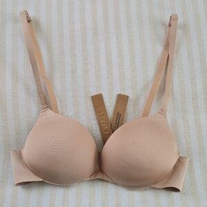 SKIMS Ultimate Push Up Plunge Bra Size:30B Mica